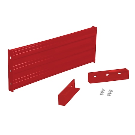 Vestil Drop-In Style Guard Rail 4 Ft Red GR-F3R-DI-4-RD